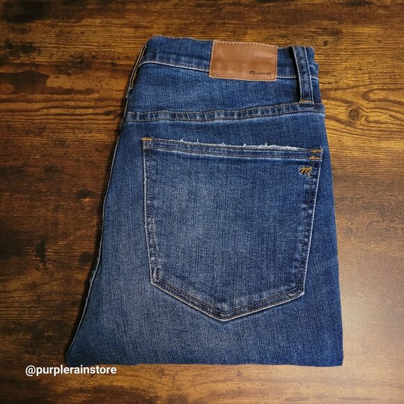 Madewell Jeans Size 29 Skinny 10" High Rise Tummy Control Rosecliff Wash H6319 - Picture 3 of 11